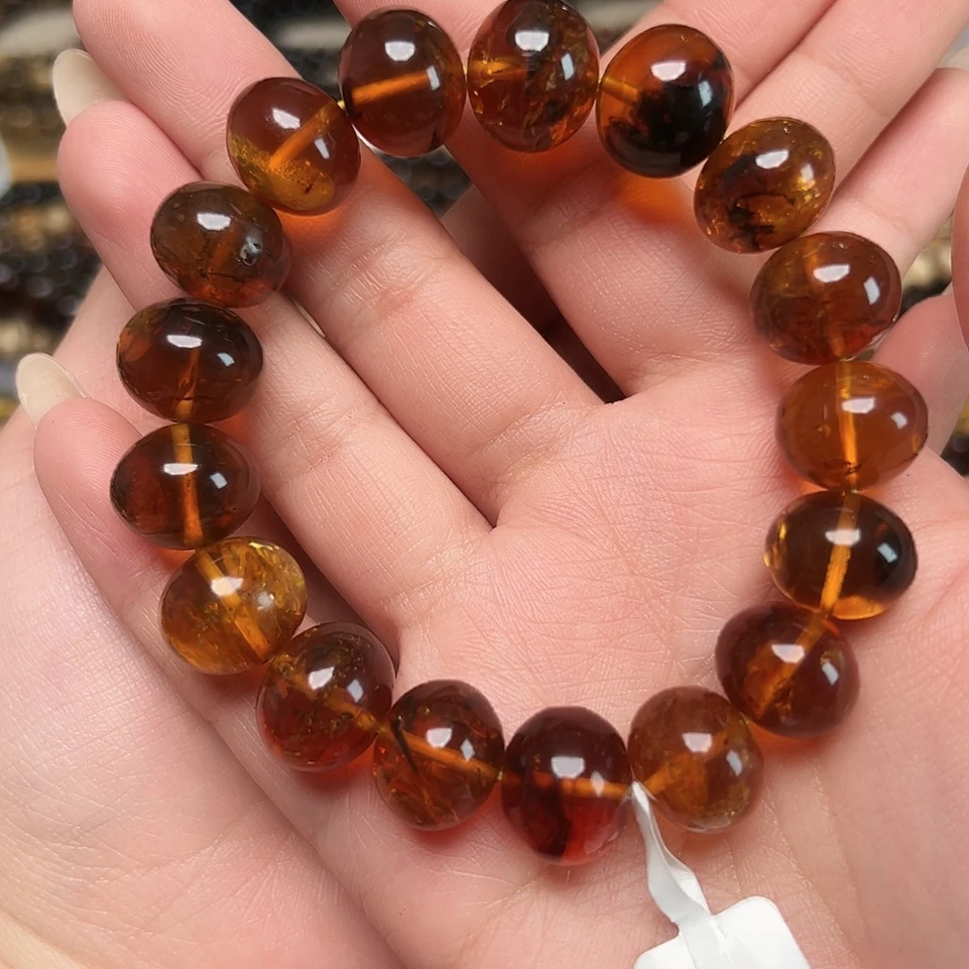 琥珀未镶嵌裸石抚顺琥珀十四10212