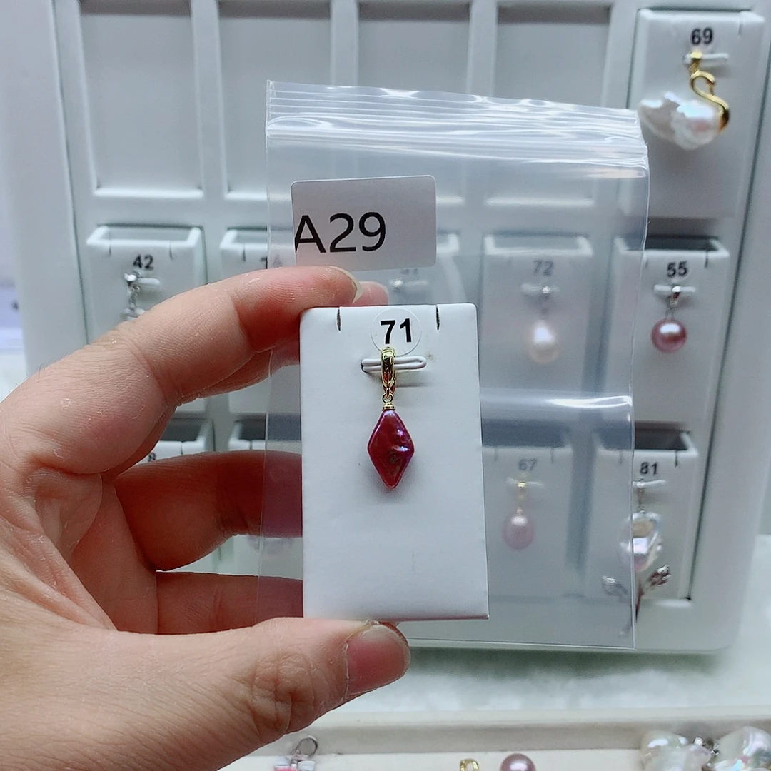 吊坠(不含链)合金淡水珍珠