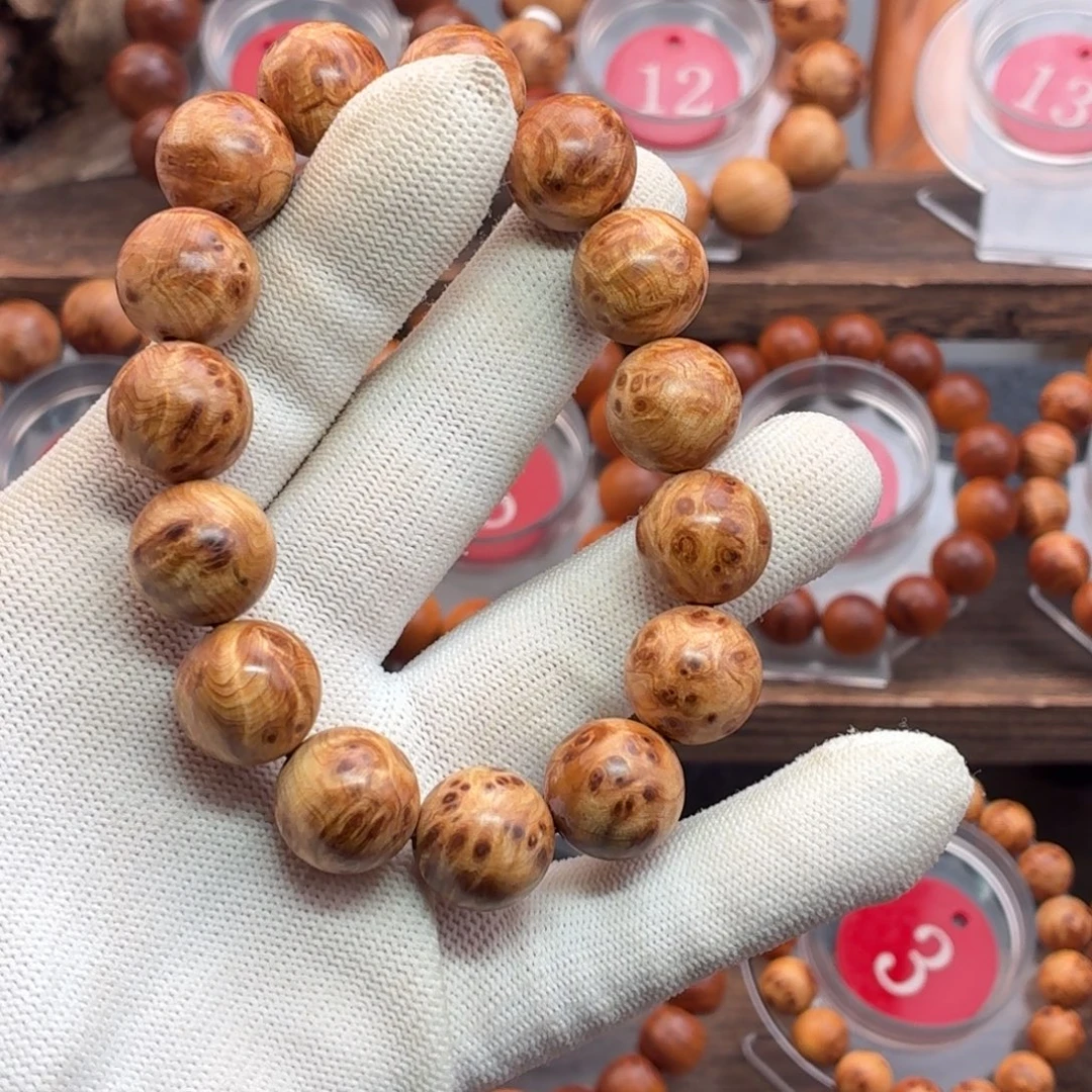 东***5柏木（崖柏）手串/手链15陈化瘤疤