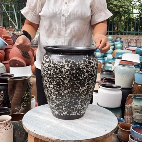 口25高34瑕疵一个盆子。 ci