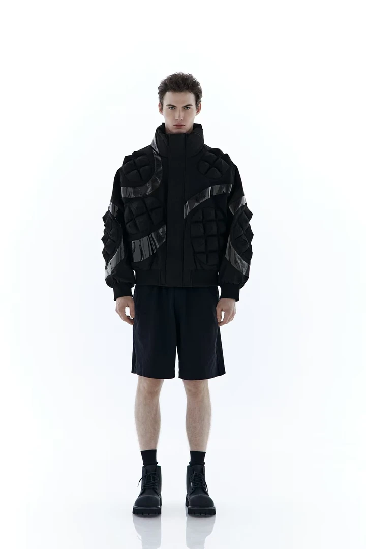 【2381】90制造者男士纯色冬季新款保暖加厚羽服鹅2381*BY