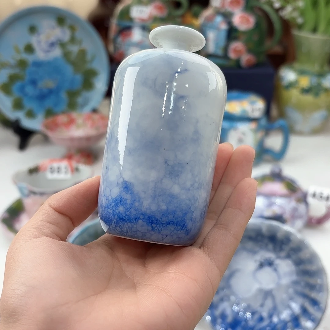 景德镇手绘高温釉下彩陶瓷茶具