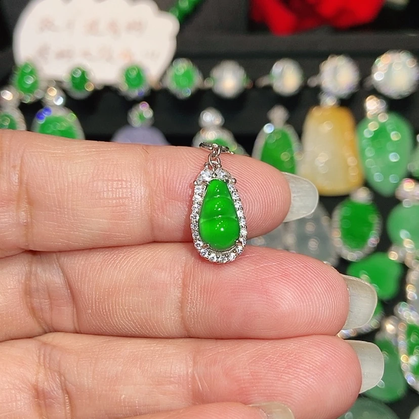 【闪购商品】颈饰未镶嵌翡翠天然翡翠