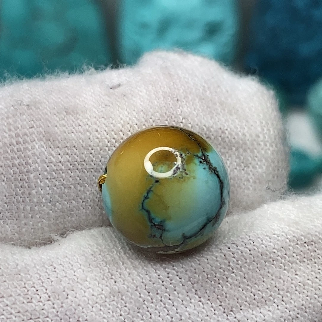 未镶嵌绿松石天然原矿 带武汉地大证书