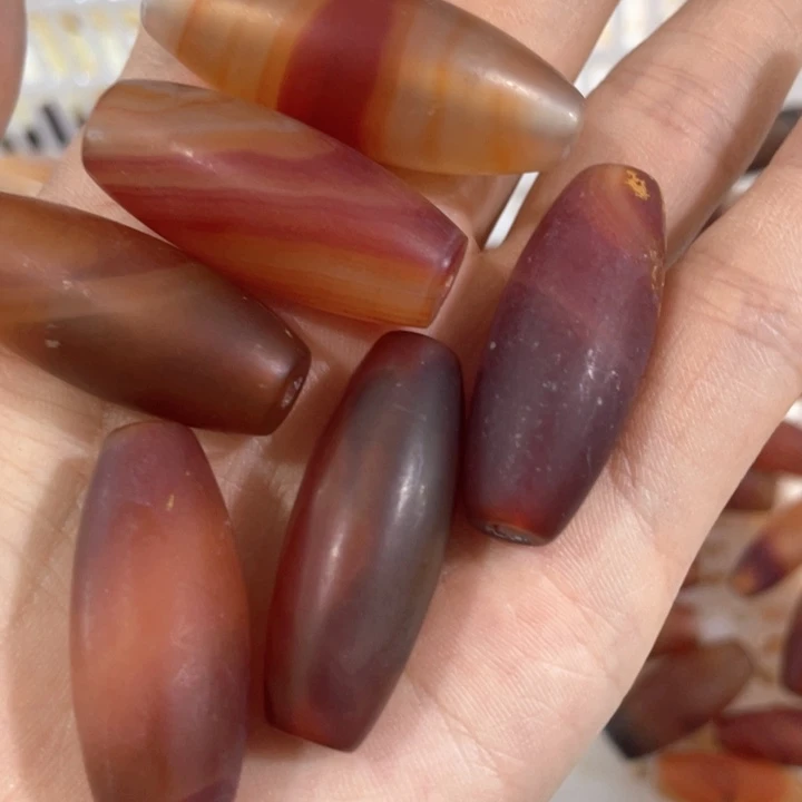 贝壳非金属3个大号天珠