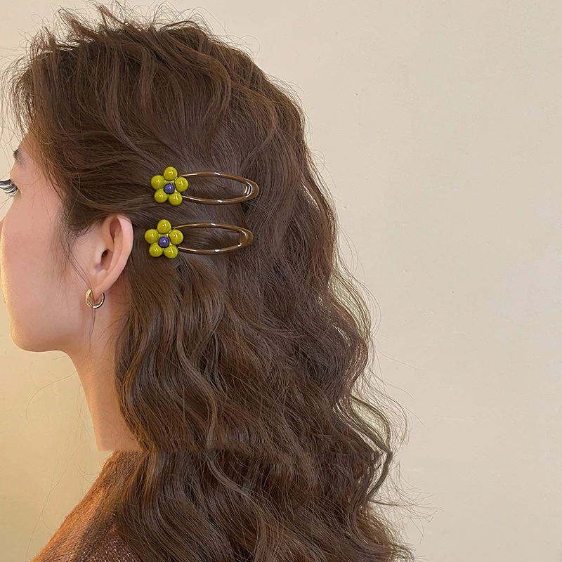 花朵发夹女款2025新网红爆款夹子上班族发饰发卡高级感侧边碎发夹