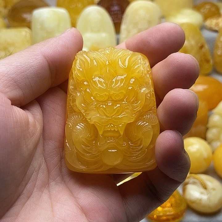 琥珀颈饰未镶嵌琥珀蜜蜡吊坠