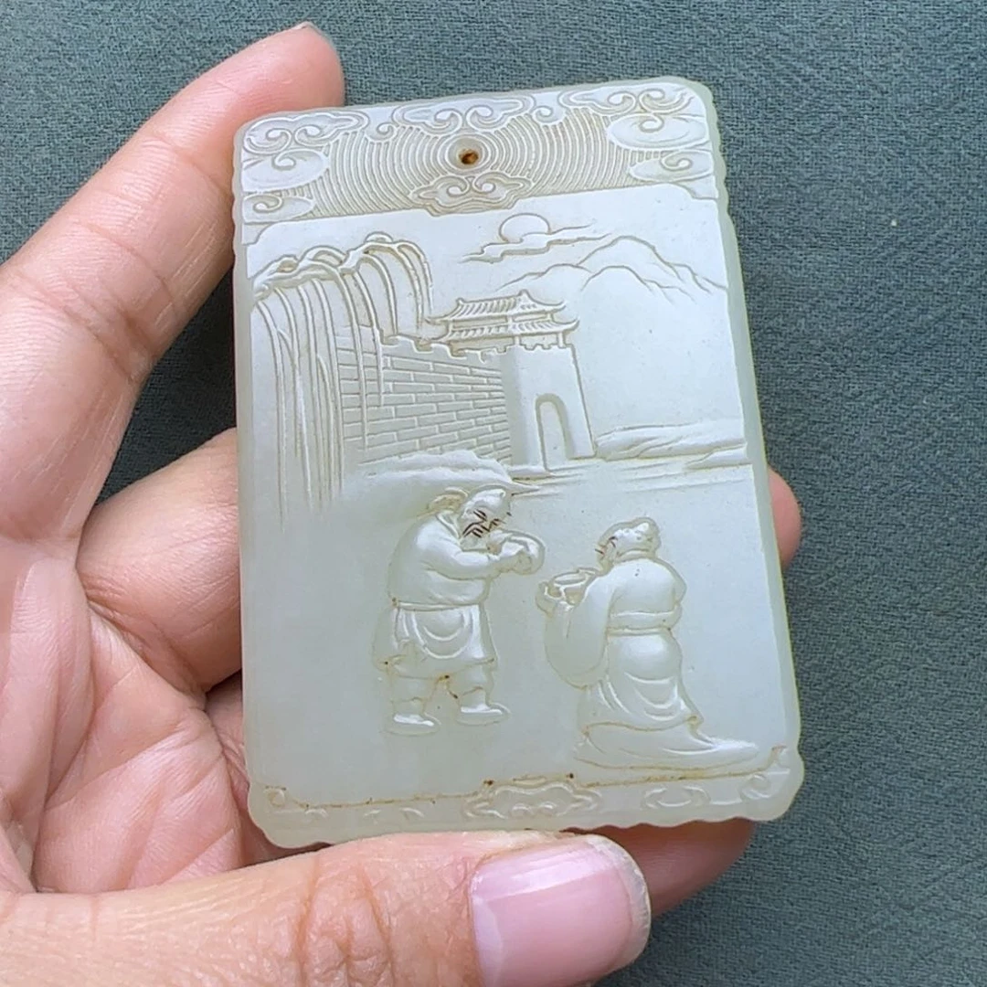 和田玉把件未镶嵌随**日