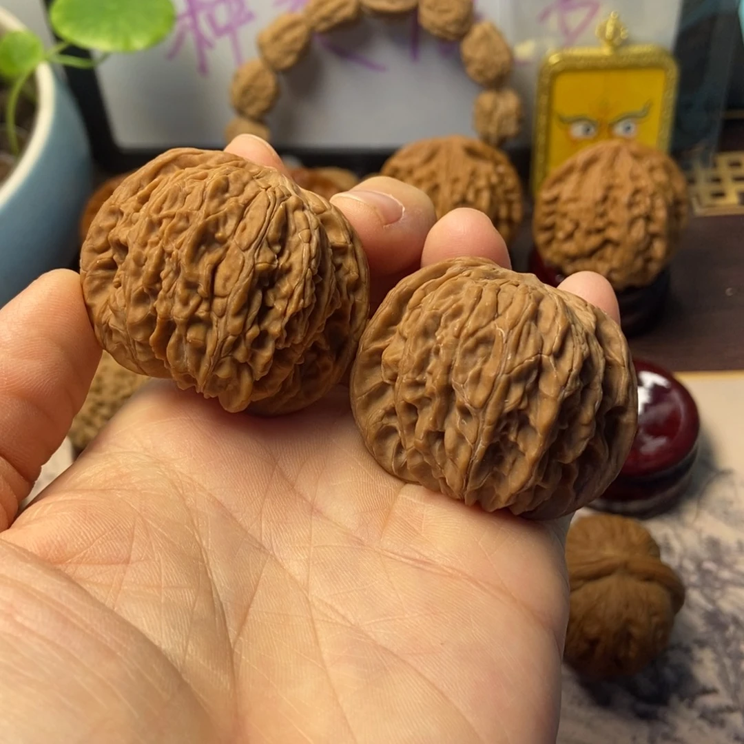 文玩核桃把件全品正磨43