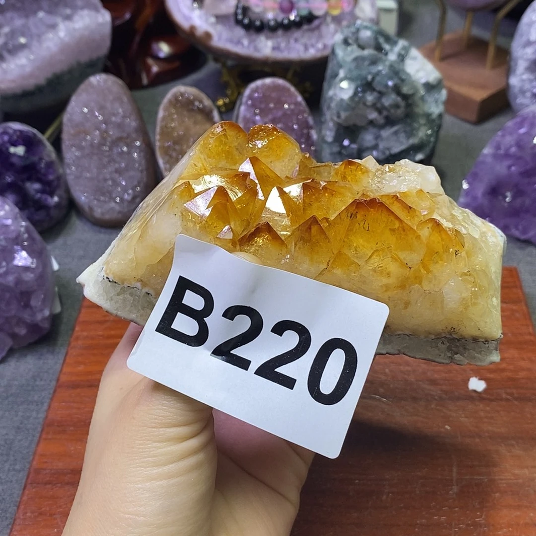 未镶嵌紫晶珠宝半成品