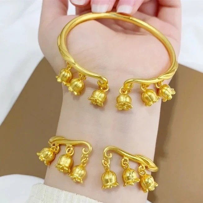 高端铃兰花朵手镯