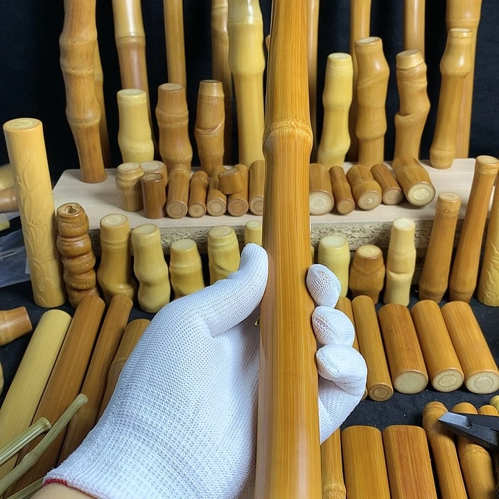 【闪购商品】小*子实心玉竹红皮手持