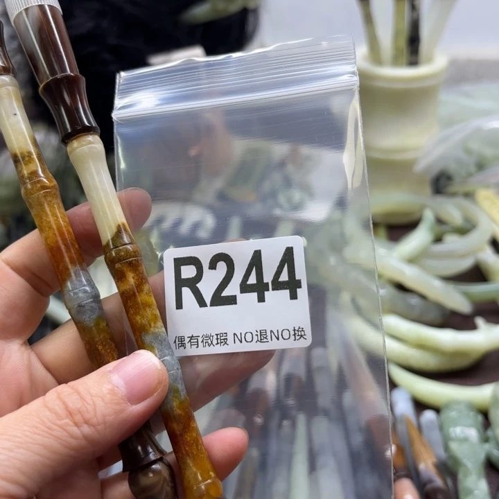 蛇纹石玉发饰合金?***?