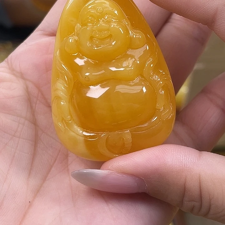 琥珀未镶嵌珠宝奇石琥珀h34