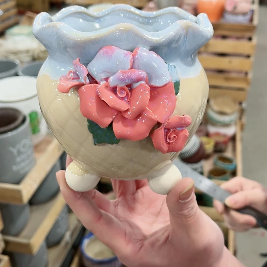 【闪购商品】陶瓷福利品凑满10元发货陶瓷花盆