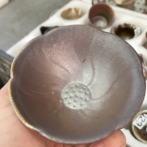 柴烧宝瓶杯子大放漏