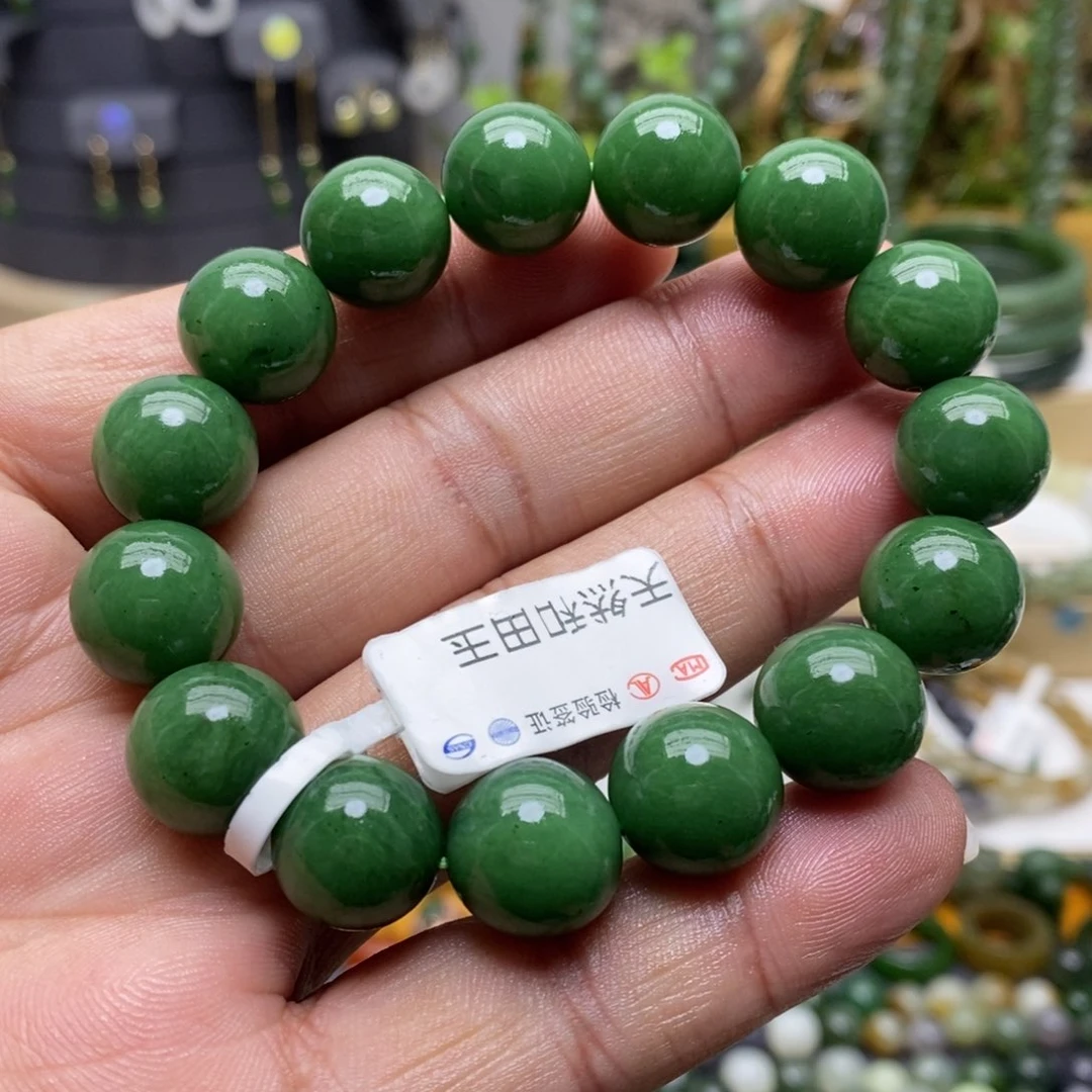 和田玉（碧玉）手链未镶嵌60