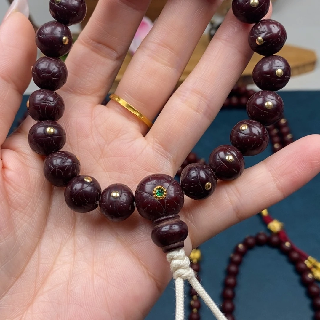 凤眼菩提手串手持金钉12