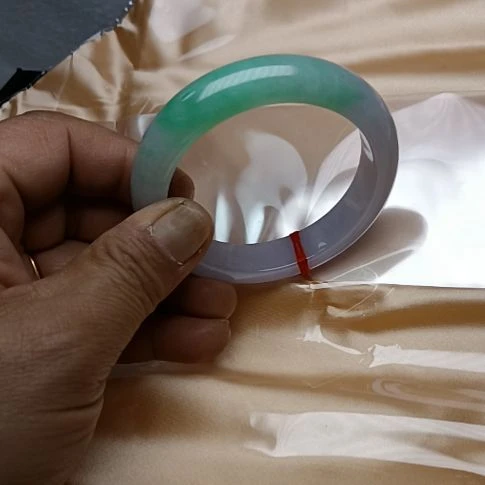 翡翠未镶嵌手镯A货翡翠支持复检