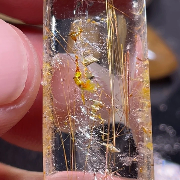 不***行颈饰未镶嵌发晶钛晶