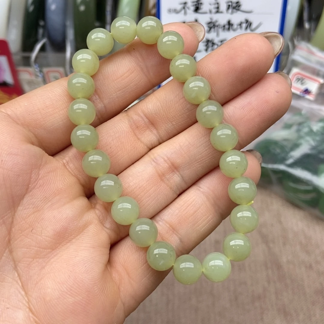 和田玉手链未镶嵌林**