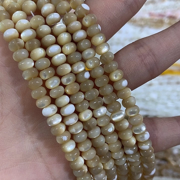 6mm咖色马蹄螺算盘一条