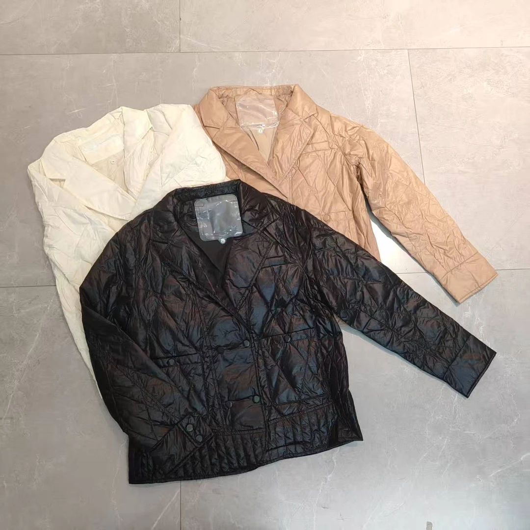 131-2（飞儿同款）羽绒服短款休闲外套秋冬2025秋冬新款百搭西装款