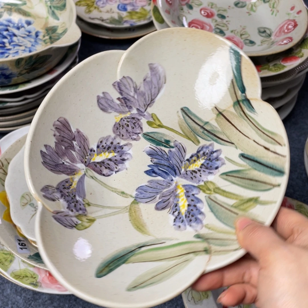 盘景德镇高温陶瓷口径长23