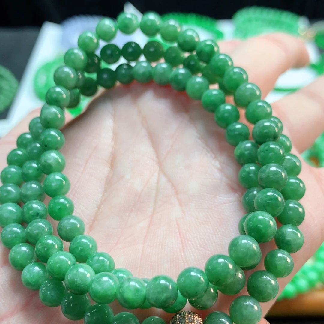 翡翠未镶嵌手链翡翠