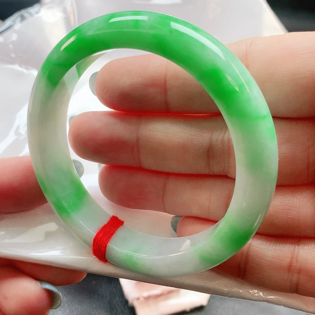 未镶嵌手镯翡翠正圈2597