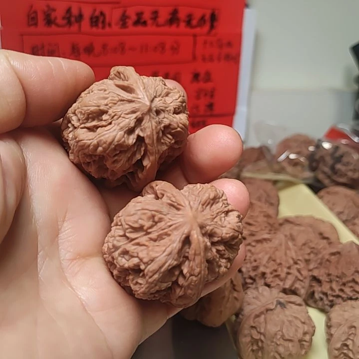 文玩核桃把件37+的全品无药无修将军膀