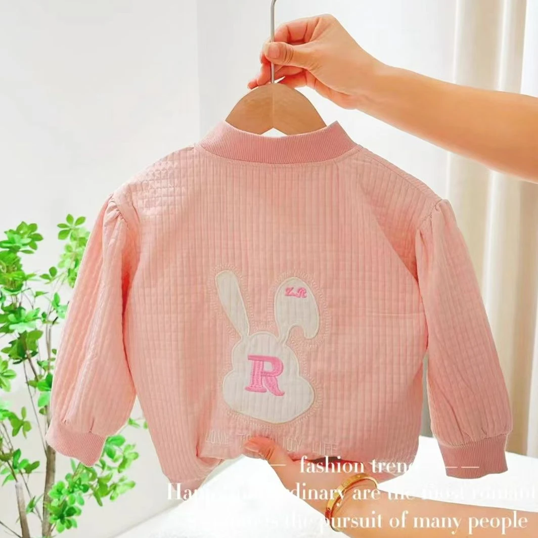 37078女童春秋外套新款洋气女宝宝秋装女孩秋季外套小童长袖秋款