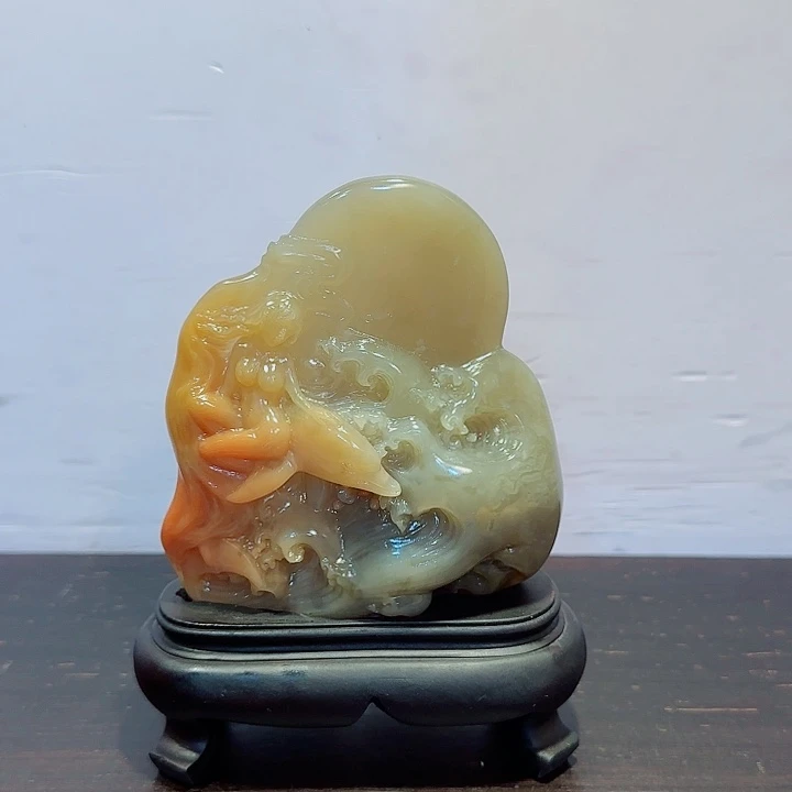 孖***宝石材寿山石摆件精品