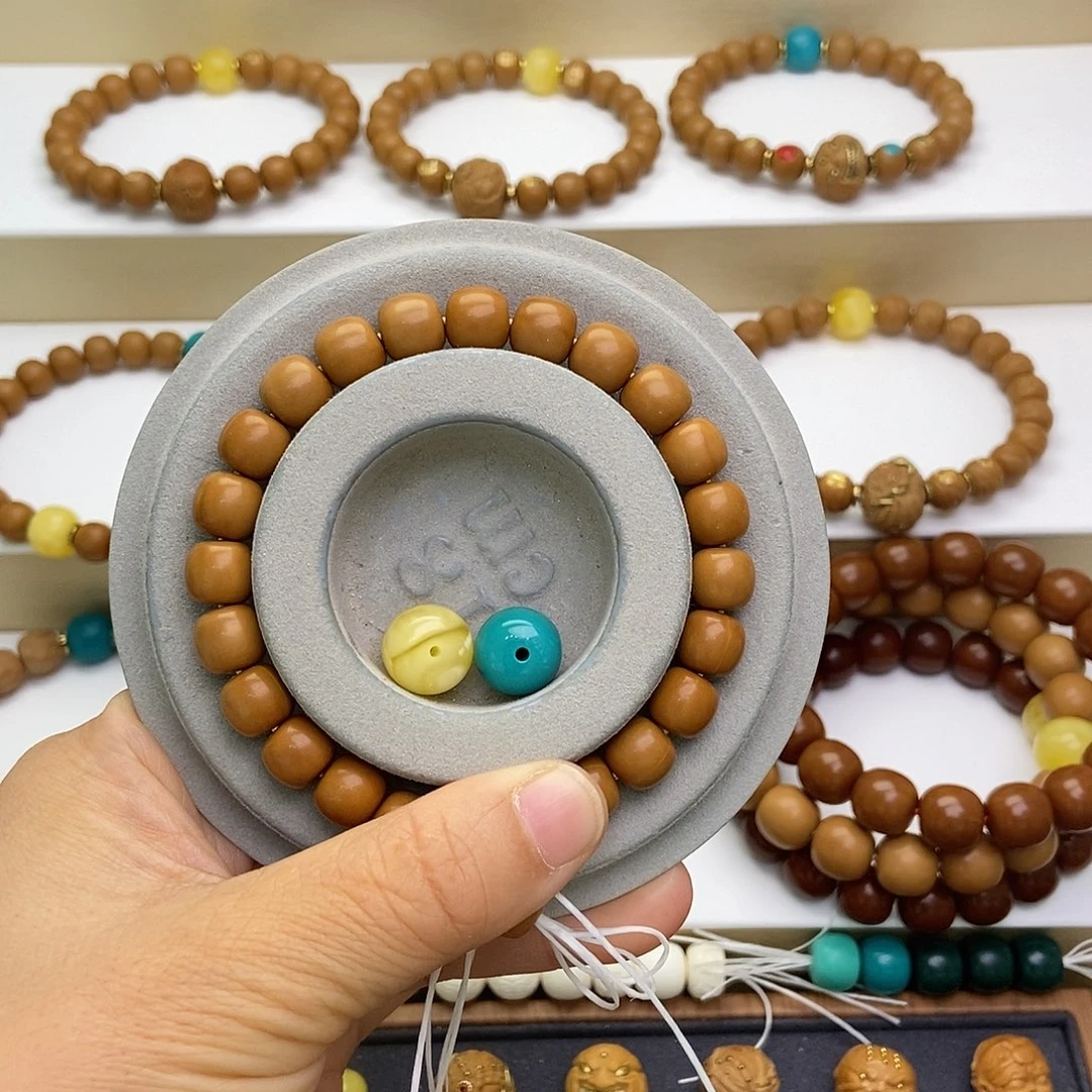 猴头核桃手串清**月猴头核桃手串原 黄 配饰9.0