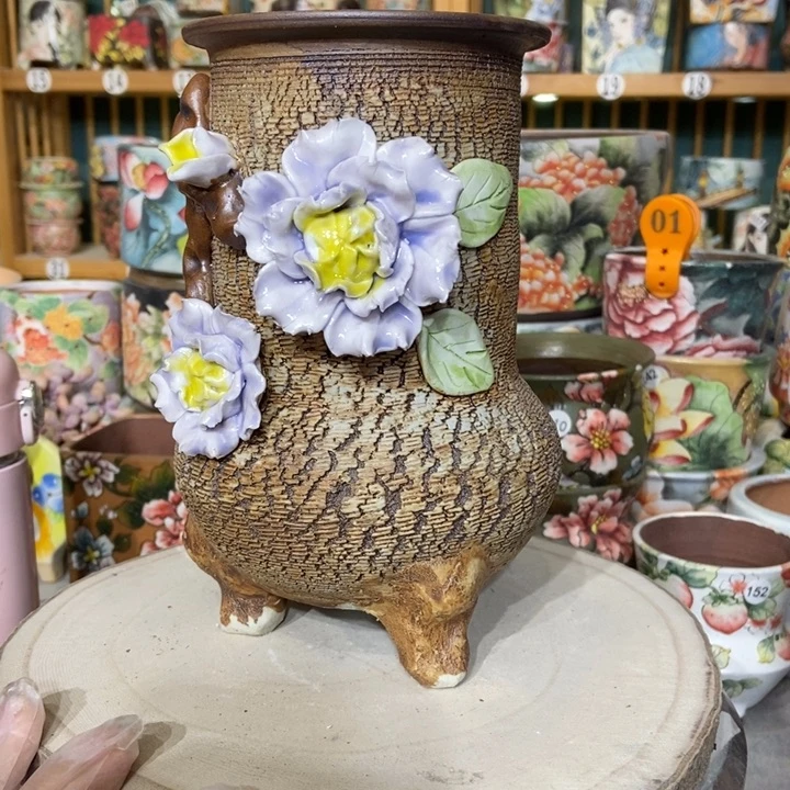 红陶景德镇艺术手绘作品