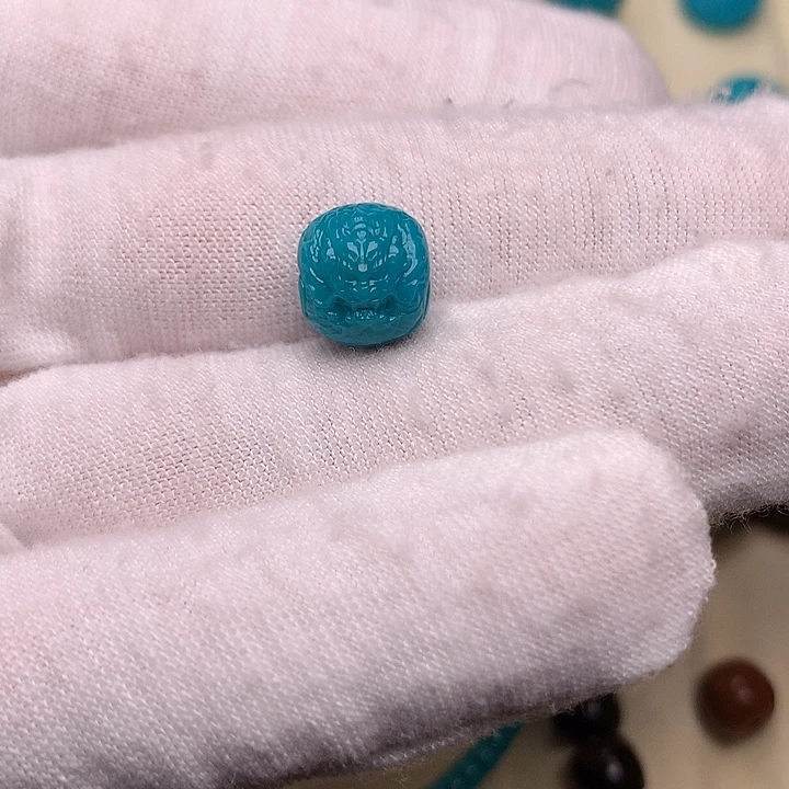 绿松石未镶嵌绿松石龙老型10