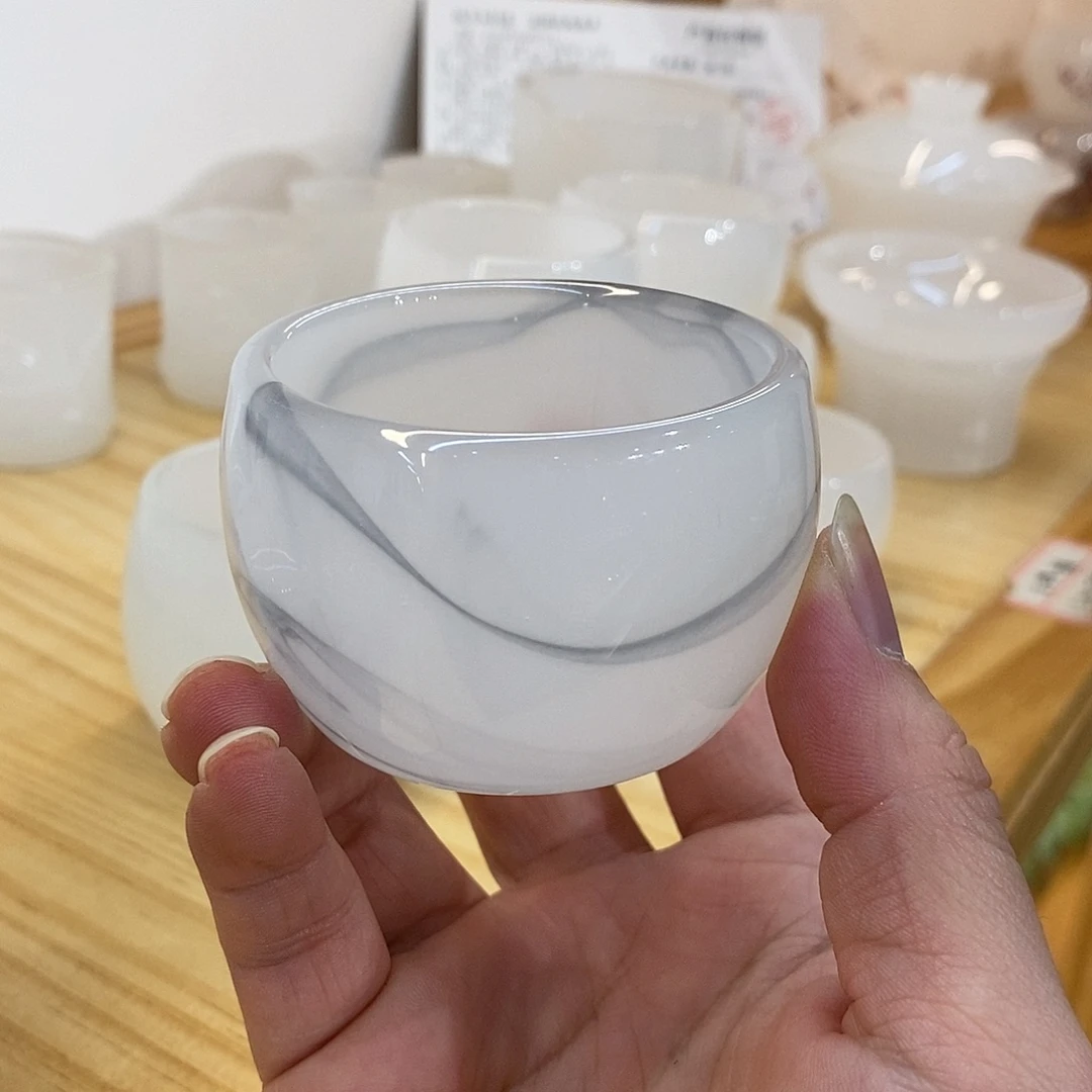 手工艺品琉璃水墨客杯