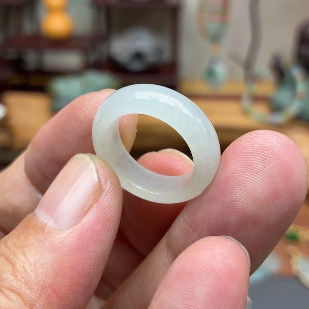 翡翠未镶嵌戒指14＃