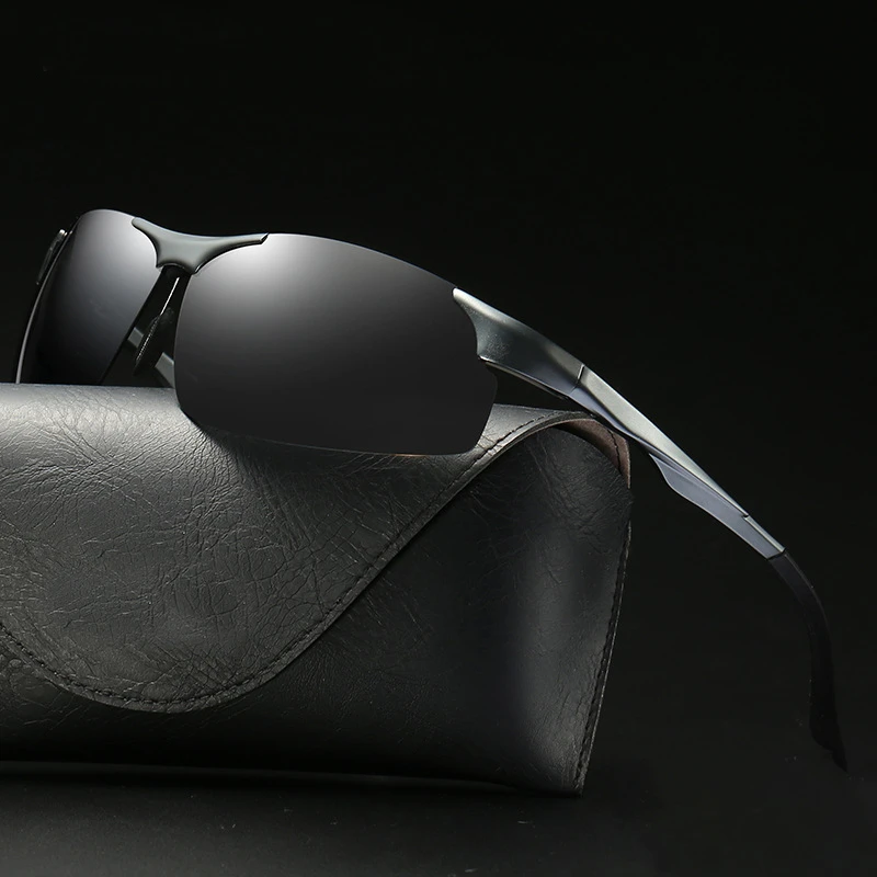 H户外骑行高清偏光太阳镜男墨镜男户外钓鱼开车眼镜