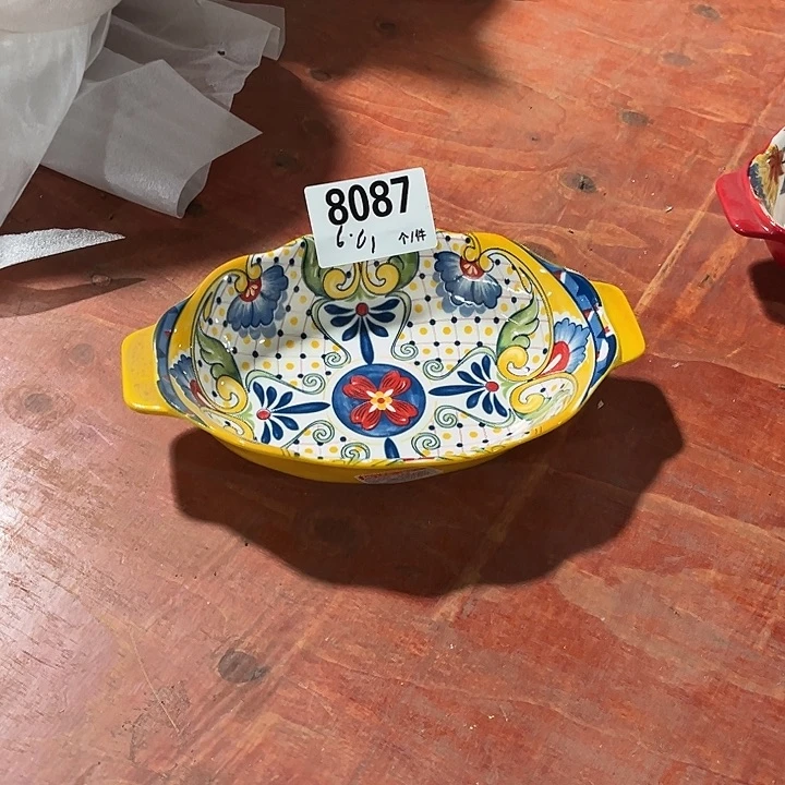 瓷微瑕外贸餐具8087