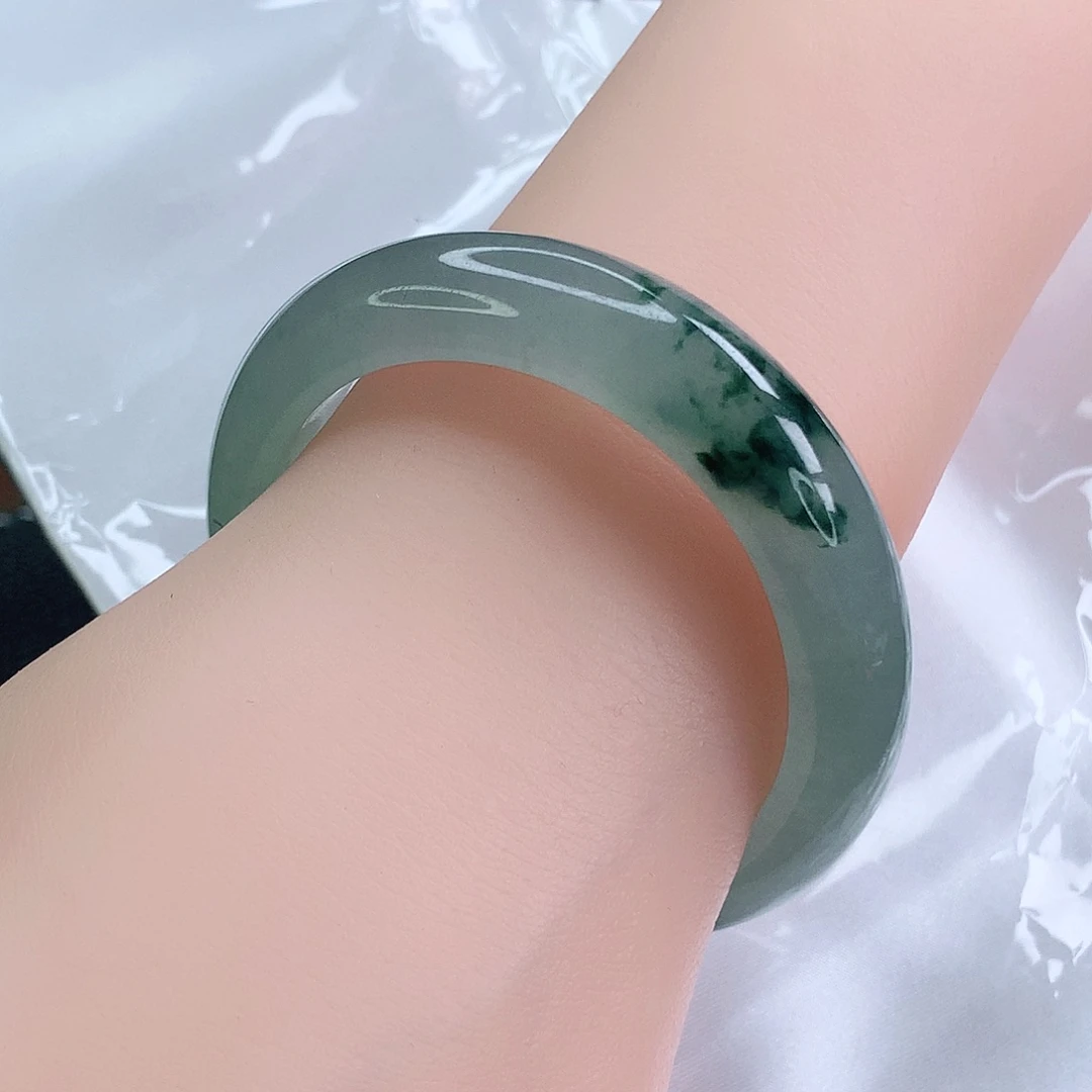 翡翠手镯未镶嵌55.5贵妃