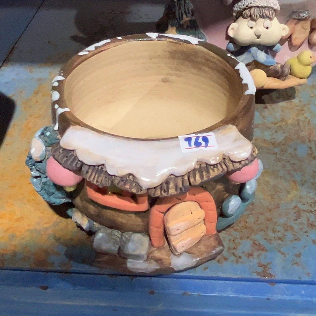 微瑕999 号陶然花器手工花盆