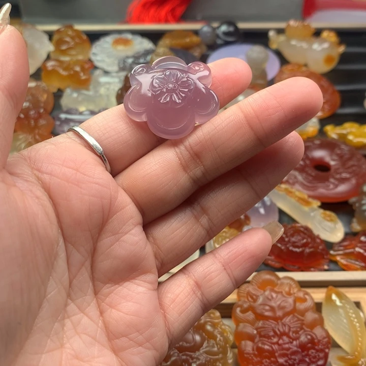 玛瑙/玉髓颈饰未镶嵌韩**，