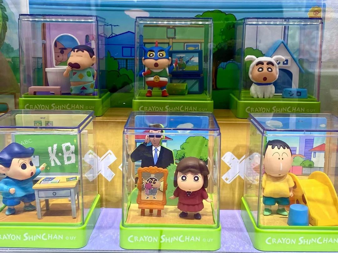 蜡笔小新亚克力罩日常微场景摆件「欧的小新」