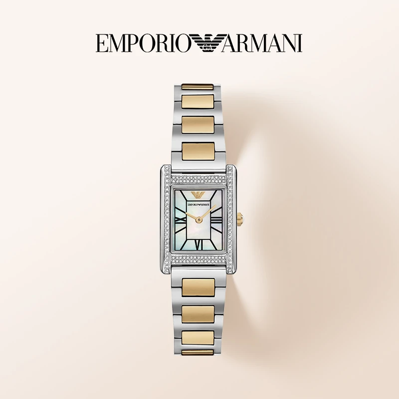Emporio Armani/安普里奥·阿玛尼秋冬新品高级感方形女表AR11642
