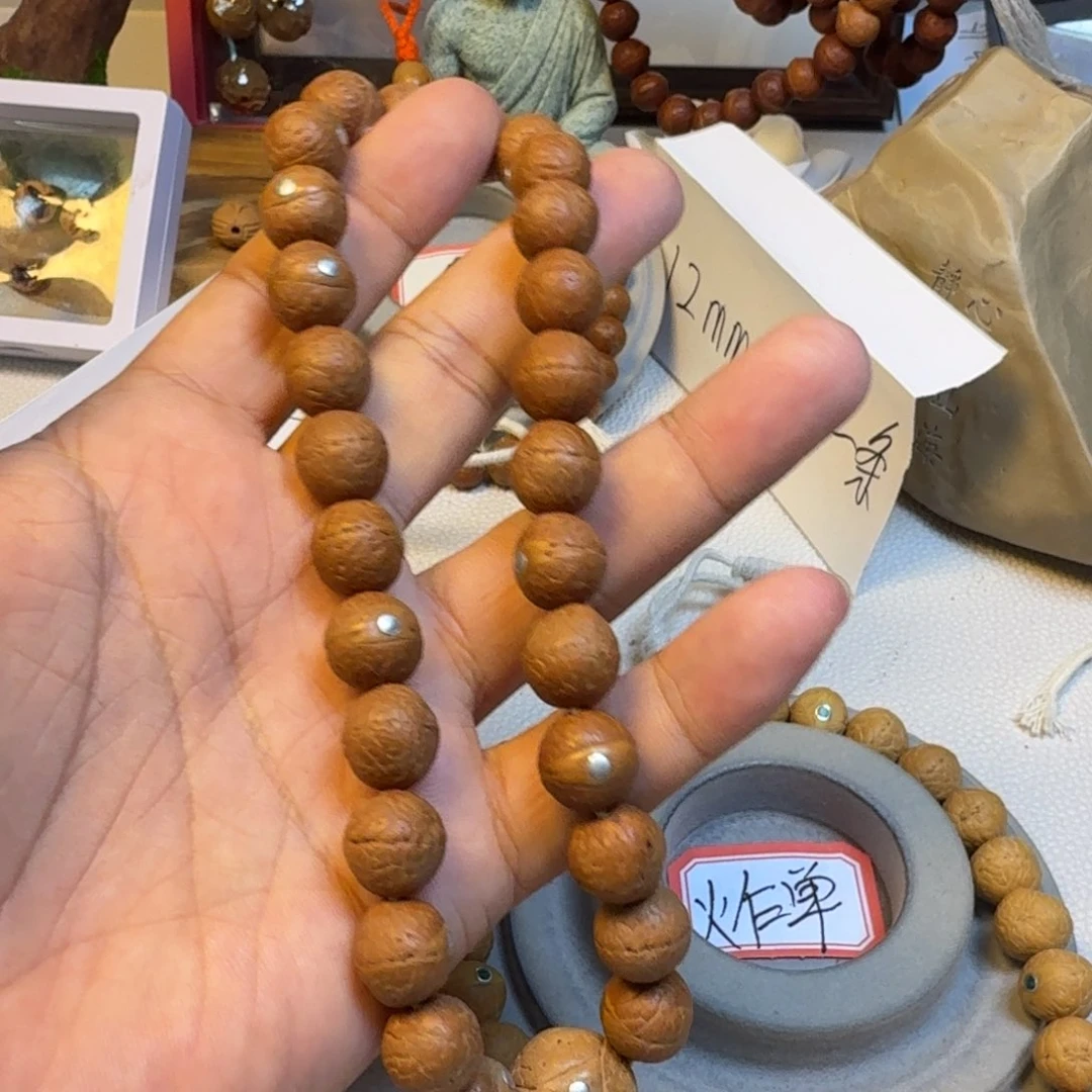 凤眼菩提吊坠玄***12mm凤眼手持银