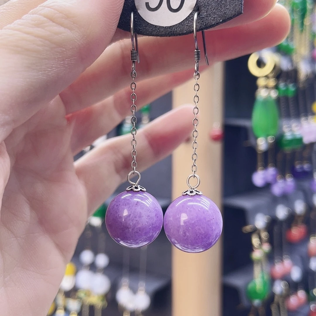 玛瑙/玉髓银S925镶嵌耳坠