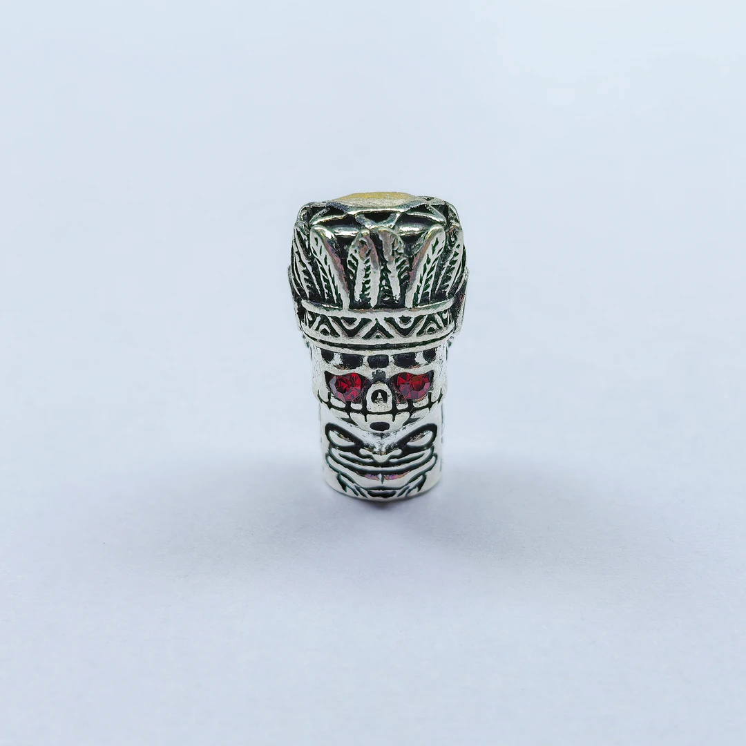 505B文玩配饰酋长阿呆三通11.5㎜