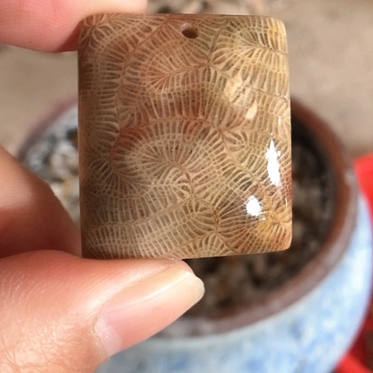 硅化玉吊坠未镶嵌