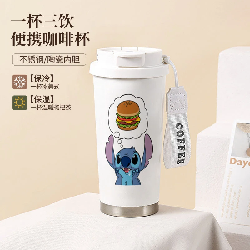 保温杯陶瓷不锈钢316内胆咖啡杯学生杯个性随手杯可爱男女便携杯